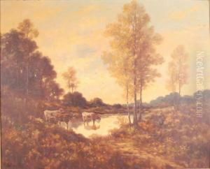 Vaches S'abreuvant by Paul Henry Schouten