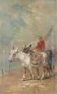 Shrimpers At The Beach by Paul Henry Schouten