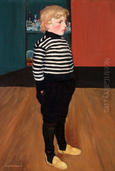 Charles in a Striped Jersey - view 1