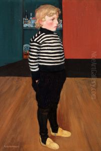 Charles in a Striped Jersey by Henri-Jacques Evenepoel