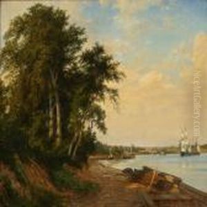 Summer Day In Svendborgsund by Axel Thorsen Schovelin