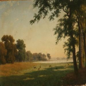 Landscape With Deer Landscape With Deer