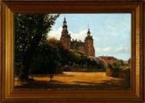 Park Scenery From The King's Garden In Copenhagen by Axel Thorsen Schovelin