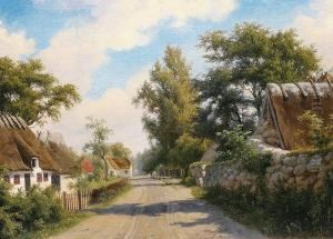 A View Of A Street In Kragholme