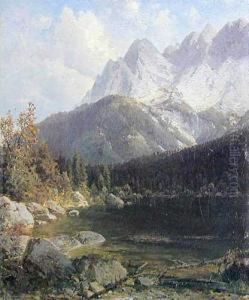 Jezioro W Alpach Jezioro W Alpach