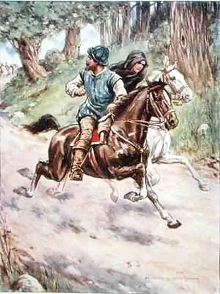 Amy Robsart and Wayland Smith - view 1