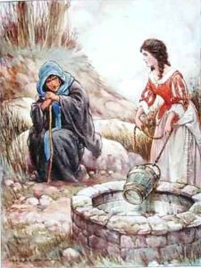 Alice Lee at the Well by Harold C. Earnshaw
