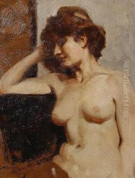 Study Of A Female Nude - view 1