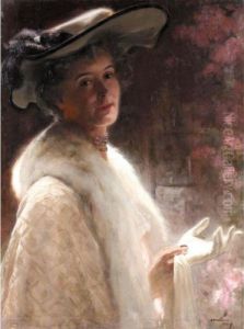 Portrait Of A Lady by Alois Hans Schramm