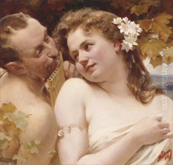 Faun And Nymph - view 1