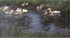 A Peaceful Swim by Rudolf Schramm-Zittau