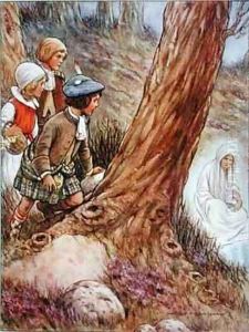 The White Lady Sitting and Weeping by Harold C. Earnshaw