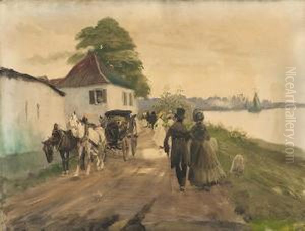 Spaziergang Amrheinufer Bei Kaiserswerth - view 1