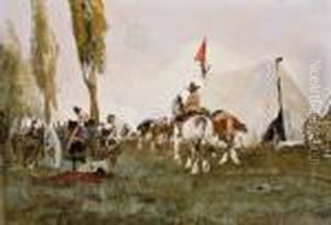 Militarisches Lager by Wilhelm Schreuer