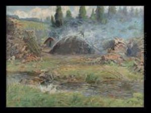 Kohler Im Wald by Franz Schreyer
