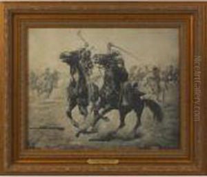 The Duel: Even Chances by Charles Schreyvogel