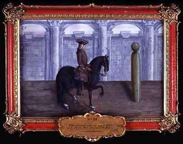 No 25 A black horse with three white fetlocks - view 1