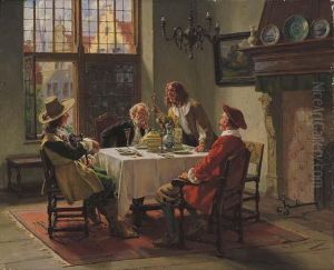 Il Brindisi by Albert Friedrich Schroder