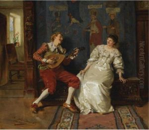 Ein Standchen (the Serenade) by Albert Friedrich Schroder
