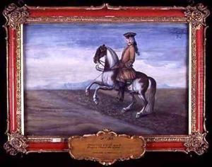 No 30 A skewbald horse of the Spanish Riding School performing a half turn to the right