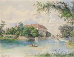 Ein Schloss An Der Elbe Betitelt