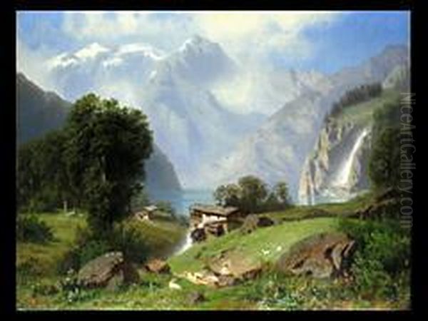 Gebirgslandschaft Mit See - view 1