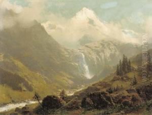 Alpine Glory: The Alps In Summer At Lauterbrunnen,switserland