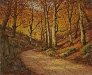 Sentier En Foret De Fontainebleau by Adrien Schulz