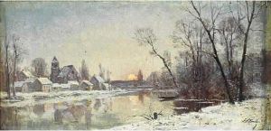 Les Bords Du Loing, Au Printemps Et En Hiver