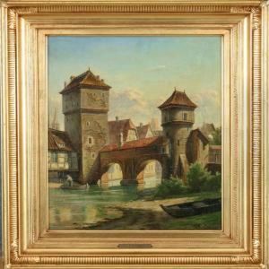 Scenery From Nurnberg In The Back Henkerstieg