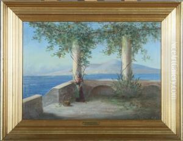 Landscape From Italy With Mountains In The Background - view 1