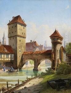 Blick Auf Den Henkersteg In
 Nurnberg.