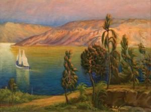 Sea Of Galilee At Dusk