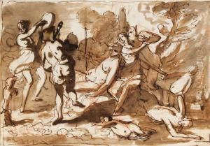 Bacchanale by Cornelis I Schut