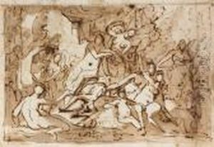 Bacchanale by Cornelis I Schut