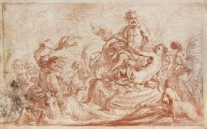 Triomphe De Neptune Et D'amphitrite by Cornelis I Schut