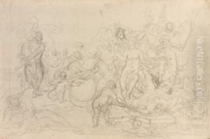 Allegorie De La Paix De Westphalie by Cornelis I Schut