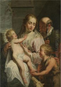 The Holy Family With The Infant Saint John The Baptist The Holy Family With The Infant Saint John The Baptist