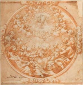 A Vision Of The Trinity 
Appearing With Angels Before Assembledsaints And Martyrs: Design For A 
Ceiling
