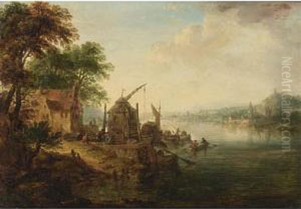 An Extensive River Landscape - view 1