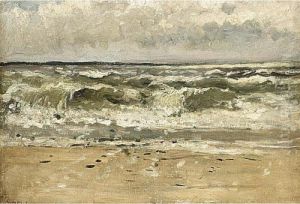 Seascape by Willem Joannes Schutz