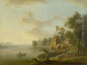 Landscapes On The Rhine by Christian Georg Ii Schuz