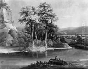 Signiert Und Datiert Unten Rechts: C.g. Schuz Le Neveu 1793.