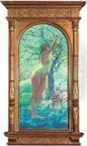 Femme A L'anneau, Dit Aussi by Carlos Schwabe