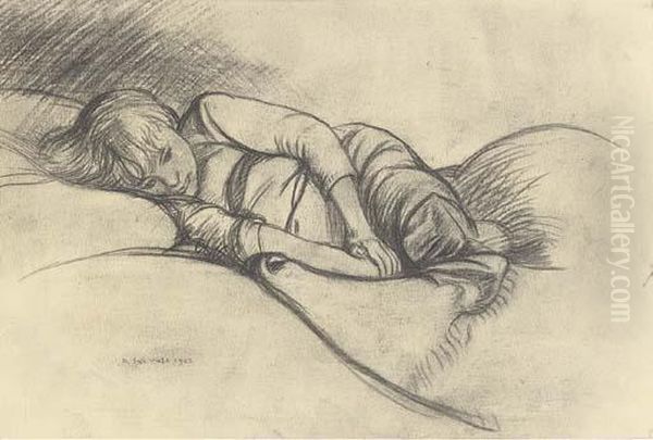 Child Resting; And Three Model Studies - view 1