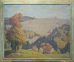 Hillside Landscape by Andrew Thomas Schwartz