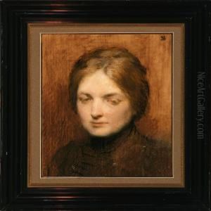 A Young Woman by Frans Schwartz