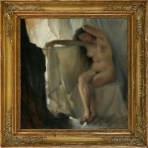 A Nude by Frans Schwartz