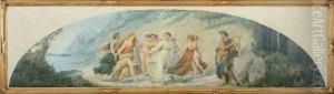 Scene With The Muses Dancing At Helion, After Carsten's Composition Scene With The Muses Dancing At Helion, After Carsten's Composition