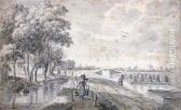 Hollandische Kanallandschaft - view 1
